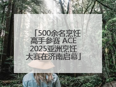 500余名烹饪高手参赛 ACE2025亚洲烹饪大赛在济南启幕