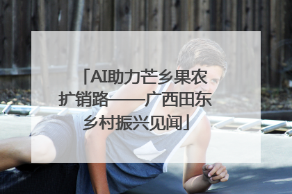 AI助力芒乡果农扩销路——广西田东乡村振兴见闻