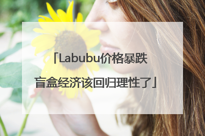 Labubu价格暴跌 盲盒经济该回归理性了